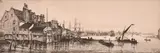 The Tar Brewers, Limehouse by Charles William Sherborn, etching, offered Nov 2024