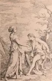 A collection of five engravings featuring figural subjects by Salvator Rosa, print (other), sold Nov 2024