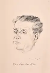 One etching and two lithographs by Hermann Struck, etching and two, sold Nov 2024