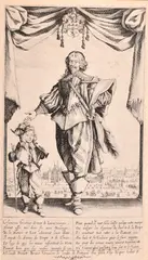 A. Claude Deruet Ercuier Chevalier de Lordre de Portugal by Jacques Callot, engraving, sold Nov 2024