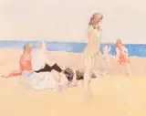 Each by John Napper, oil on canvas, offered Oct 2024