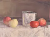 The other with fruit by Georges Weissbort, oil on canvas, sold Oct 2024