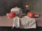 Untitled by Georges Weissbort, oil on canvas, sold Oct 2024