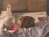 Untitled by Georges Weissbort, oil on canvas, sold Oct 2024