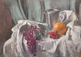 Untitled by Georges Weissbort, oil on canvas, sold Oct 2024