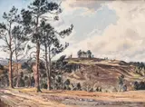 The Camel, Ashdown Forest by Claude Muncaster, watercolour, sold Oct 2024