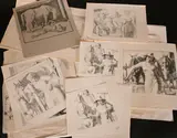 A large collection of lithographs by Harold Dearden, print (other), sold Oct 2024