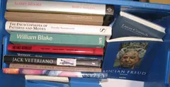monographs, etc) good quality works about LUCIAN FREUD, ALBERT MOORE, Jack Vettriano, & others (Q) by Art Reference, oil, offered Aug 2024