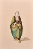 Turkish Lady by Amadéo Preziosi, watercolour, offered Aug 2024
