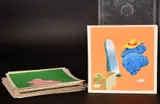 A collection of illustrations featuring Jumbo and Hippo by Eric Kincaid, watercolour and gouache, offered Aug 2024