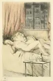Impredente' and 'Premier Mensonge by Paul-Émile Bécat, print (other), offered Aug 2024