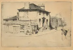 Mansion House, North Street by David Young Cameron, etching, offered Aug 2024