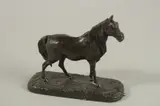 A miniature bronze stallion by Pierre-Jules Mêne, BRONZE, sold Jul 2024