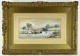 Untitled by Myles Birket Foster, watercolour, sold Feb 2023