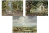 Untitled by Arthur Miles, 1976, watercolour, sold Feb 2023
