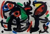 La Ronde de Nuit by Joan Miró, lithograph, sold Feb 2023