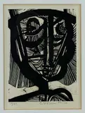 Limited edition by Cecil Skotnes, 1972, screenprint, sold Feb 2023