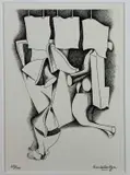 Limited edition by Niels Coetzee, etching, sold Feb 2023