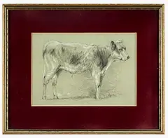 Untitled by Thomas Sidney Cooper, pencil, sold Jan 2023
