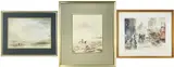 comprising, STANLEY J. COOKE (1913-1996) - 'The Last Catch', signed and titled to by Assorted Pictures, 1982, Watercolour Society of Wales label verso, sold Jan 2023