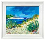 Untitled by Alan Furneaux, acrylic on board, sold Jan 2023