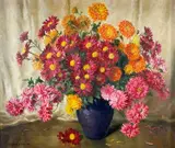 Untitled by Leslie S G Harries, oil on canvas, sold Jan 2023