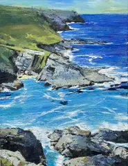 The Enys, Pendeen by Neil Davies, oil on board, sold Jan 2023