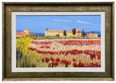 Untitled by Bruno Tinucci, oil on canvas, sold Jan 2023