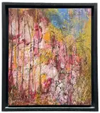 Untitled by Andrew N. Lanning, 2015, acrylic on canvas, sold Jan 2023