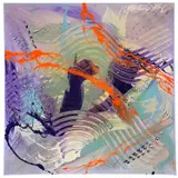 Entitled verso ' by Antonio Russo, acrylic on canvas, sold Jan 2023