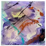 Entitled verso 'Freaky by Antonio Russo, acrylic on canvas, sold Jan 2023