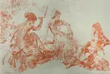 Discussion by William Russell Flint, print, offered Jan 2023