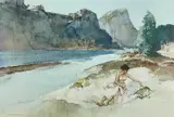 Roxane by the Ardeche by William Russell Flint, print, offered Jan 2023