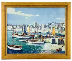 The Harbour, St Ives by Donald Greig, print, offered Jan 2023