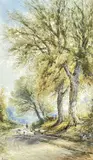 Untitled by F. Pearson, watercolour, offered Jan 2023