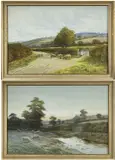 Untitled by George Oyston, 1920, watercolor, sold Jan 2023