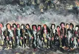 Untitled by Jack Jones, gouache, sold Jan 2023
