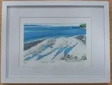 Donats Bay Summer by Heather Treharne Jones limited edition, print, offered Dec 2022