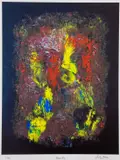Bushfire by Pauline Thomas limited edition, print, offered Dec 2022