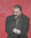 67 x 57cmsComments: mounted and framed in black by Signed Bryn Terfel Picture, print (other), sold Dec 2022