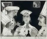 Another Cheat by Ben Pritchard limited edition, lithograph, sold Dec 2022