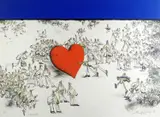 Commerce colour lithograph on wove - by Ronald Searle, 1973, lithograph, sold Nov 2022