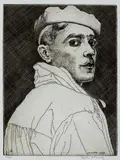 25: Goodbye to all that! by Edgar Holloway limited edition, etching, sold Nov 2022