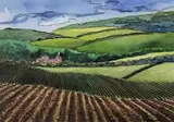 Coedmor From Rhossili by Stan Rosenthal limited edition, print, sold Nov 2022