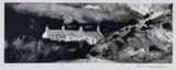 Print - row of whitewashed cottages by John Knapp-Fisher limited edition, print, sold Nov 2022
