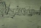 1973, offset lithograph printed in colours - 'Deal', sketch of by L. S. Lowry, lithograph, sold Nov 2022