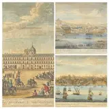 (3) - 'A view of the City of Oporto' and 'A general view of the City of Lisbone', in by Antique Prints, print (other), sold Nov 2022