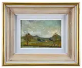 View From Llansoy by Peter Thorneycroft, oil on board, sold Oct 2022