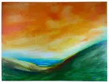 Untitled by Molly Parkin, oil on canvas, sold Oct 2022