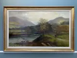 Titled verso by H. Burt, oil on canvas, sold Oct 2022